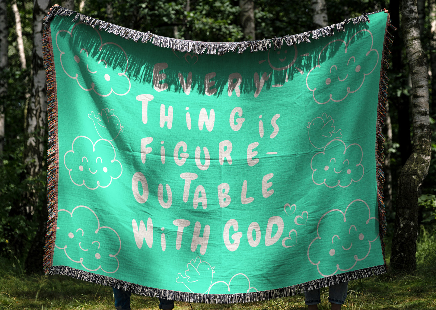 FIGUREOUTABLE WOVEN BLANKET