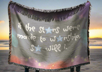 STARS WOVEN BLANKET