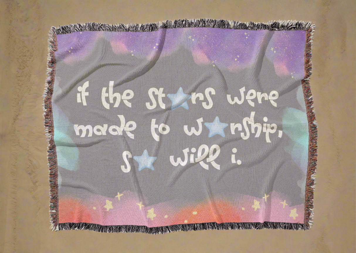 STARS WOVEN BLANKET