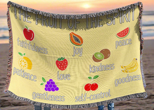 FRUIT OF THE SPIRIT WOVEN BLANKET